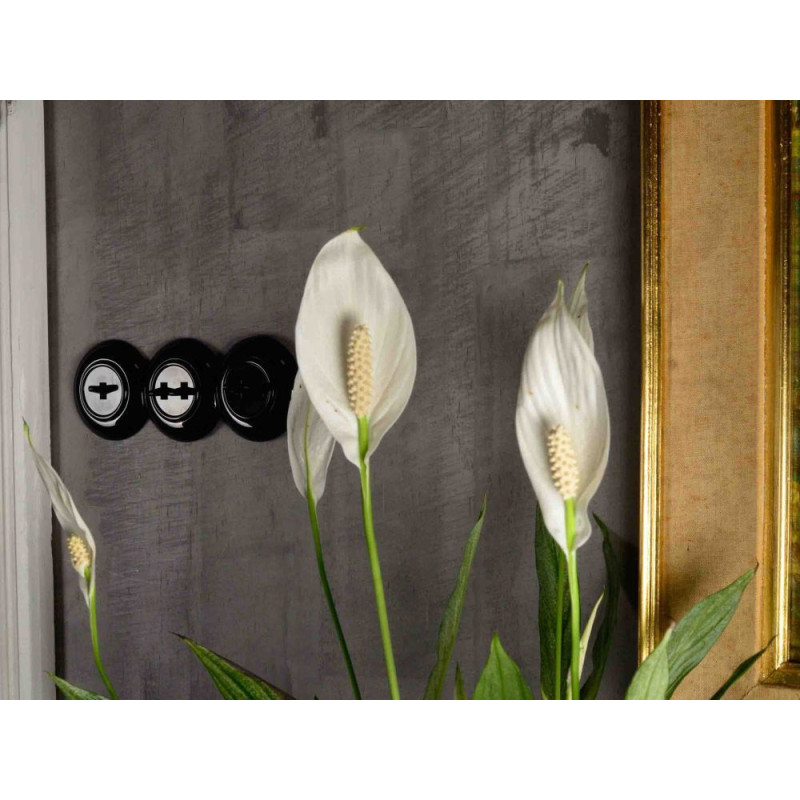 LOFT RAMKA POJEDYNCZA 81mm CZARNA JLM RETRO FRENCH STYLE