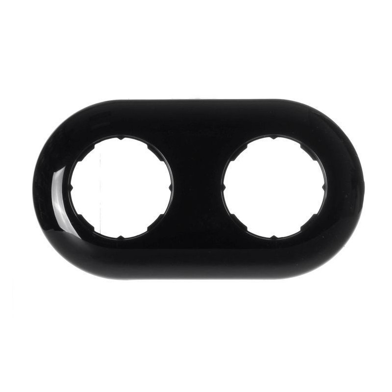 LOFT RAMKA PODWÓJNA 156x85mm CZARNA JLM RETRO FRENCH STYLE