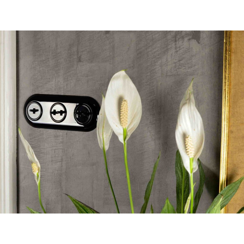 LOFT RAMKA PODWÓJNA 156x85mm CZARNA JLM RETRO FRENCH STYLE