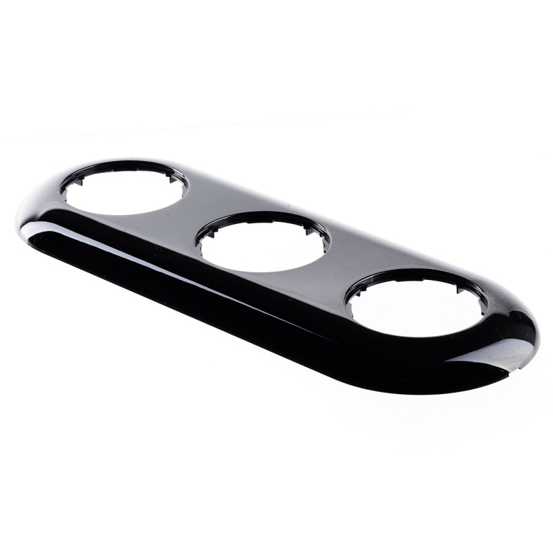 LOFT RAMKA POTRÓJNA 227x85mm CZARNA JLM RETRO FRENCH STYLE