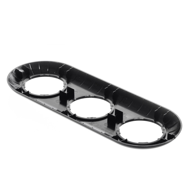 LOFT RAMKA POTRÓJNA 227x85mm CZARNA JLM RETRO FRENCH STYLE