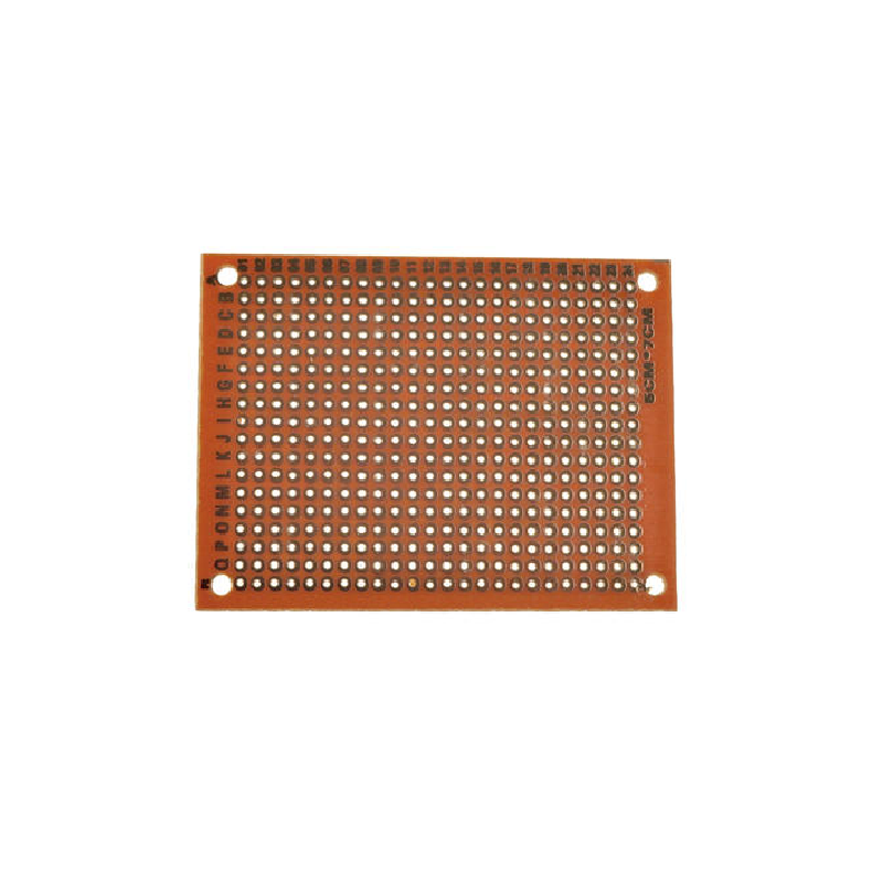 PŁYTKA UNIWERSALNA PI01 50x70mm 2,54mm PCB WIERCONA
