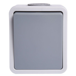 WŁĄCZNIK KRZYŻOWY NATYNKOWY BIAŁY IP55 JLM INDUSTRIAL DESIGN