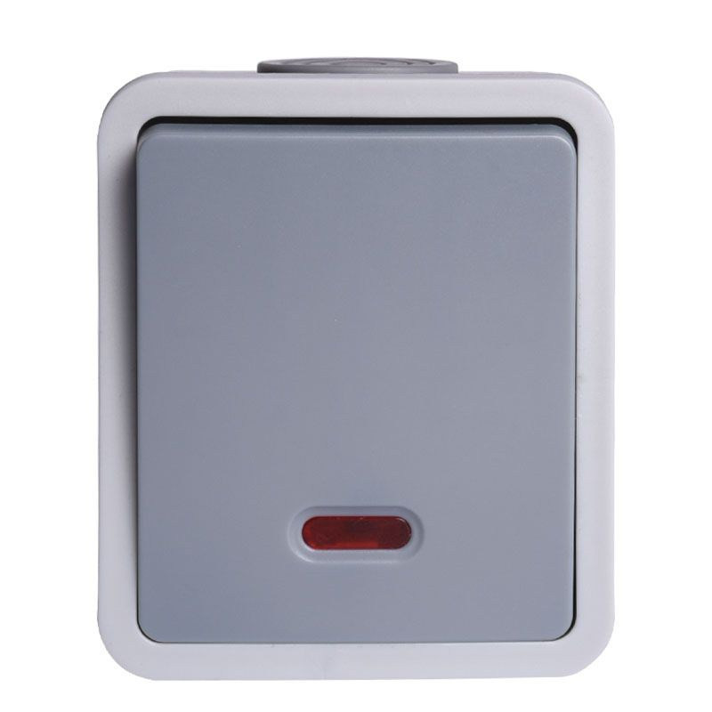 WŁĄCZNIK POJEDYNCZY SCHODOWY LED NATYNKOWY BIAŁY IP55 JLM INDUSTRIAL DESIGN