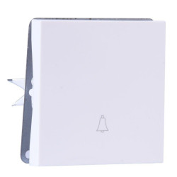 WŁĄCZNIK DZWONKOWY PODTYNKOWY BIAŁY BEZ RAMKI JLM ULTRA DESIGN