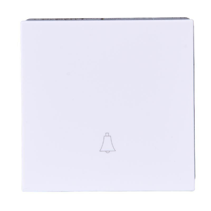 WŁĄCZNIK DZWONKOWY PODTYNKOWY BIAŁY BEZ RAMKI JLM ULTRA DESIGN