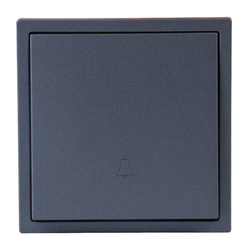 WŁĄCZNIK DZWONKOWY PODTYNKOWY GRAFIT BEZ RAMKI JLM ULTRA DESIGN