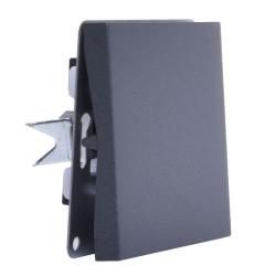 WŁĄCZNIK POJEDYNCZY SCHODOWY PODTYNKOWY GRAFIT BEZ RAMKI JLM ULTRA DESIGN