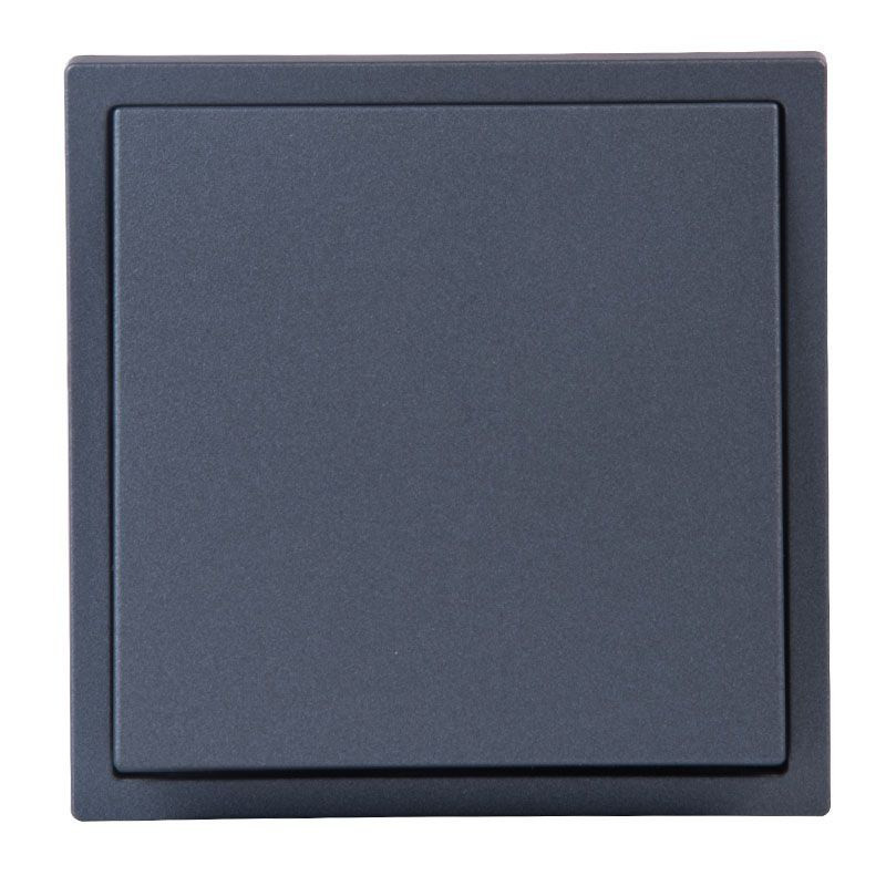 WŁĄCZNIK POJEDYNCZY SCHODOWY PODTYNKOWY GRAFIT BEZ RAMKI JLM ULTRA DESIGN