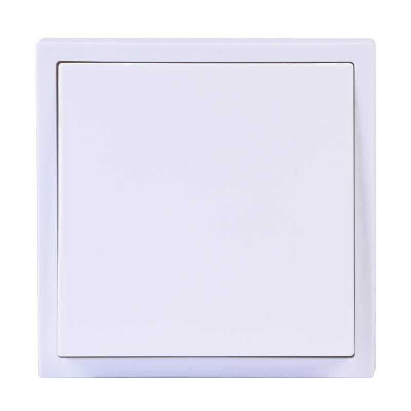 WŁĄCZNIK KRZYŻOWY PODTYNKOWY BIAŁY BEZ RAMKI JLM ULTRA DESIGN