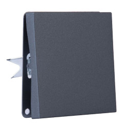 WŁĄCZNIK KRZYŻOWY PODTYNKOWY GRAFIT BEZ RAMKI JLM ULTRA DESIGN