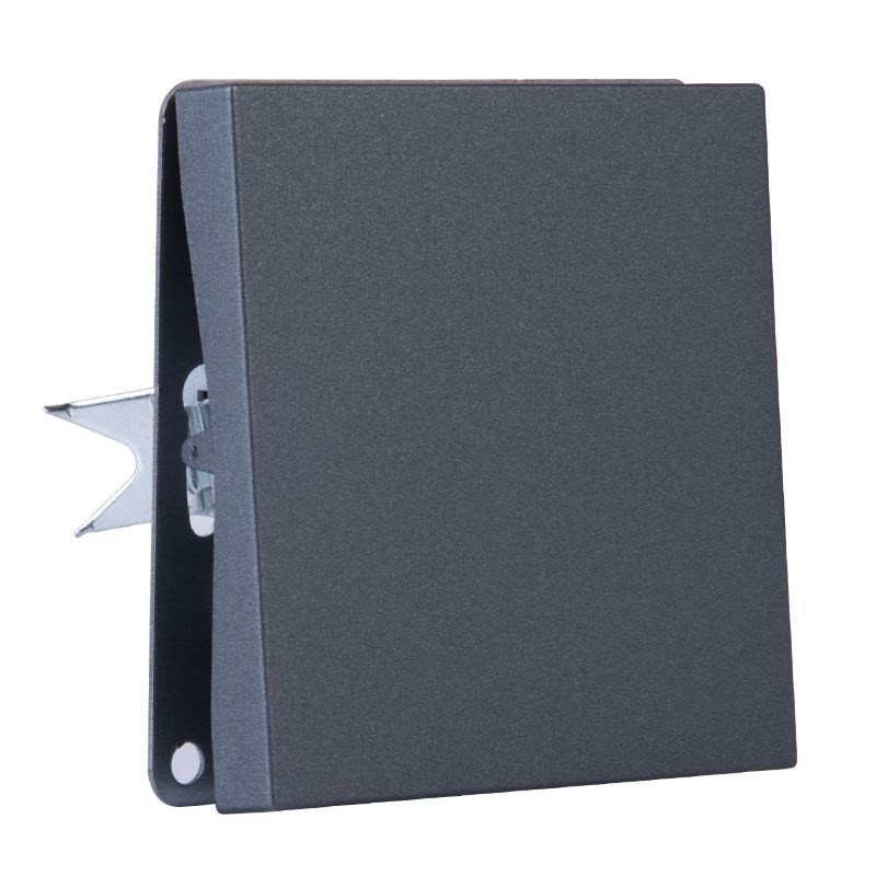 WŁĄCZNIK KRZYŻOWY PODTYNKOWY GRAFIT BEZ RAMKI JLM ULTRA DESIGN