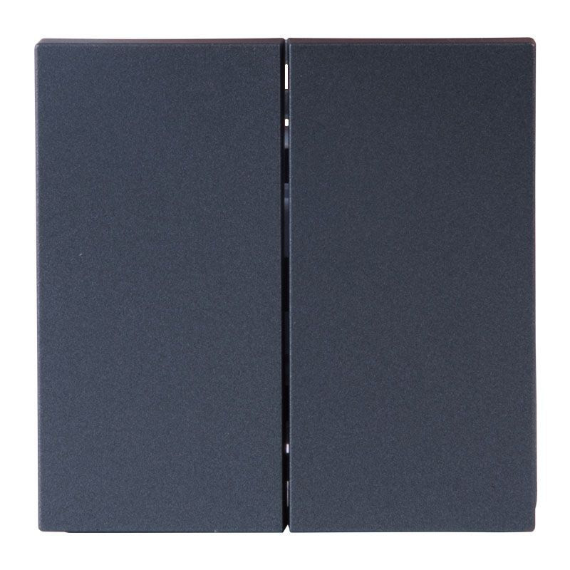 WŁĄCZNIK PODWÓJNY PODTYNKOWY GRAFIT BEZ RAMKI JLM ULTRA DESIGN