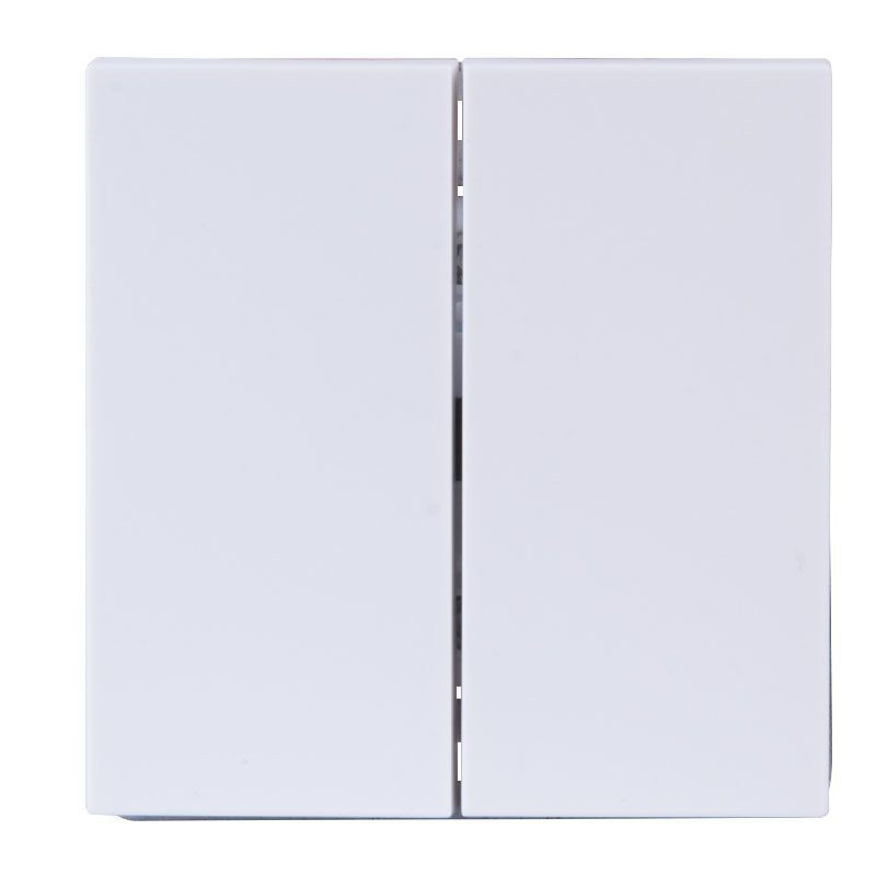 WŁĄCZNIK PODWÓJNY SCHODOWY PODTYNKOWY BIAŁY BEZ RAMKI JLM ULTRA DESIGN