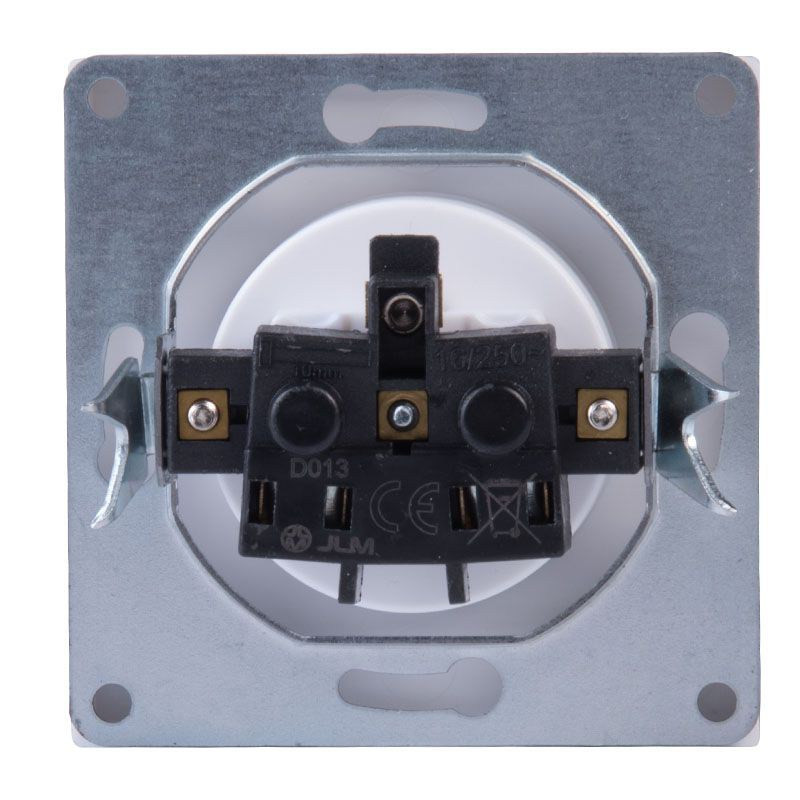 GNIAZDO PODTYNKOWE BIAŁE BEZ RAMKI JLM ULTRA DESIGN