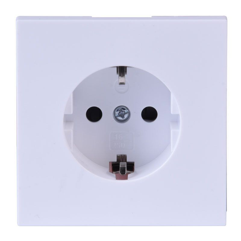 GNIAZDO PODTYNKOWE SCHUKO BIAŁE BEZ RAMKI JLM ULTRA DESIGN