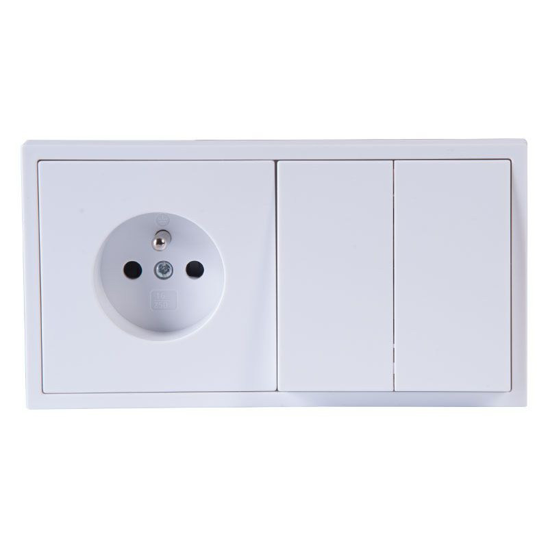 GNIAZDO PODTYNKOWE SCHUKO BIAŁE BEZ RAMKI JLM ULTRA DESIGN