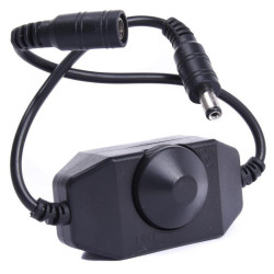 ŚCIEMNIACZ MANUALANY LED PRZELOTOWY SUN-T2 CZARNY