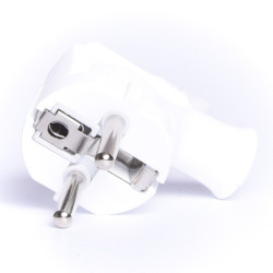 WTYK 230V ZASILAJĄCY KĄTOWY BIAŁY  WT-35- ELGOTECH UNISCHUCKO