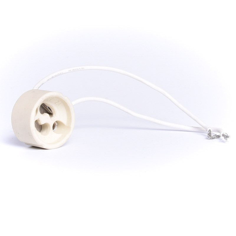 OPRAWA HALOGENOWA GU10 Z PRZEWODEM ŻARÓWKI