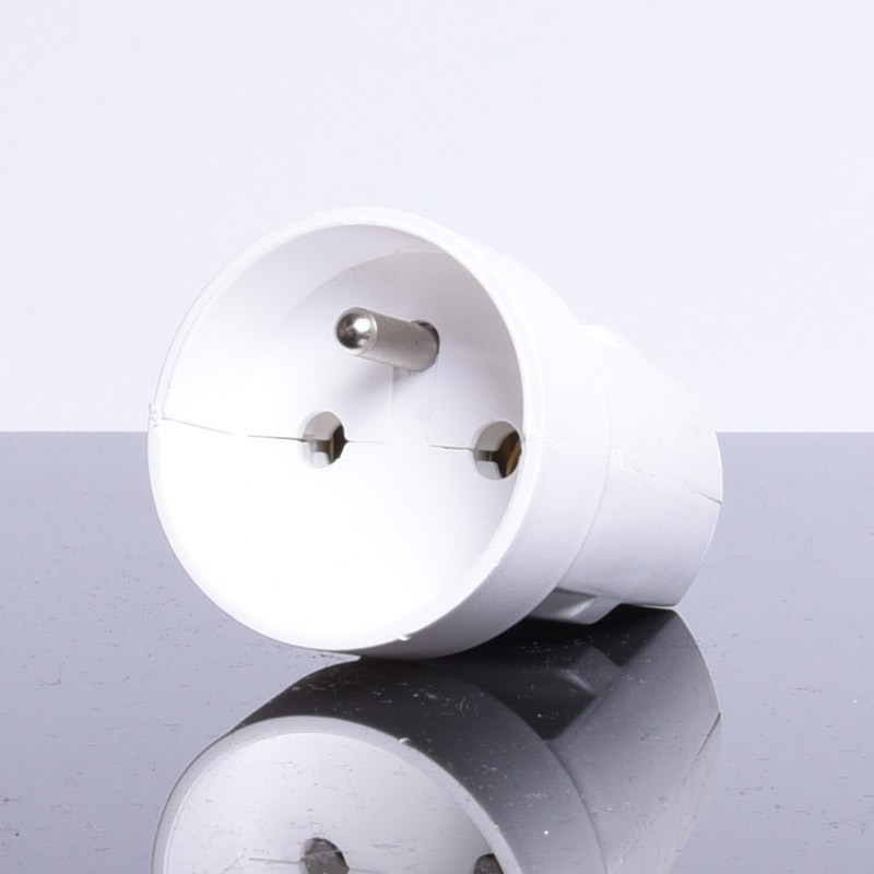 GNIAZDO NA PRZEWÓD 230VAC Z UZIEMIENIEM 1xG-10 BIAŁE