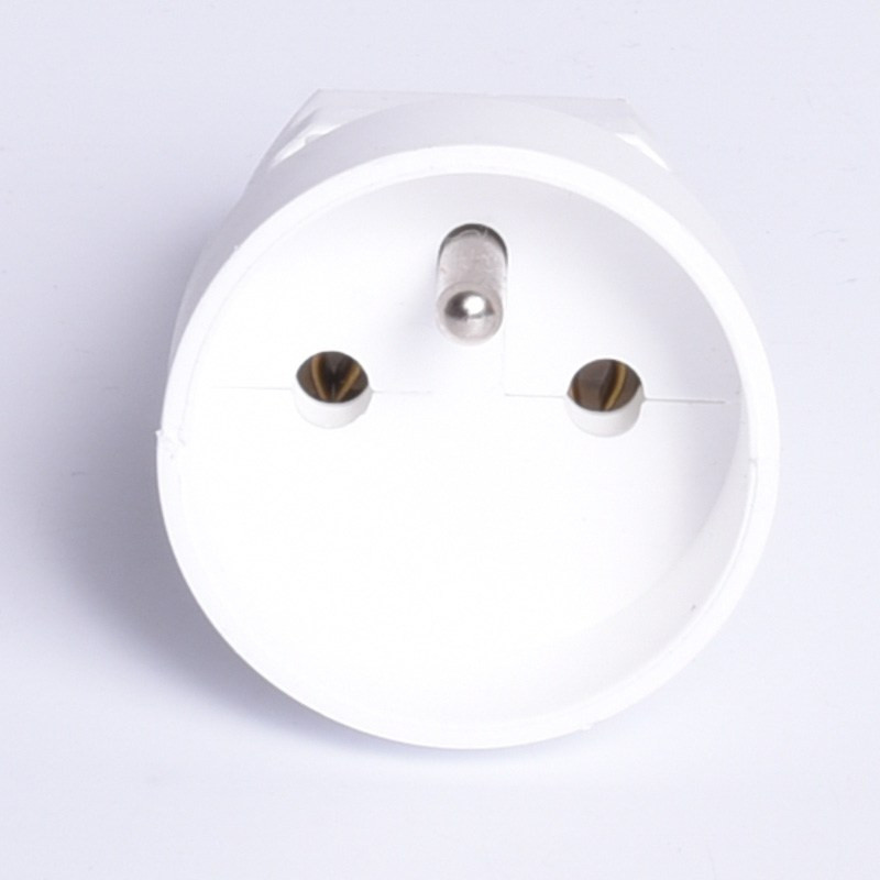 GNIAZDO NA PRZEWÓD 230VAC Z UZIEMIENIEM 1xG-10 BIAŁE