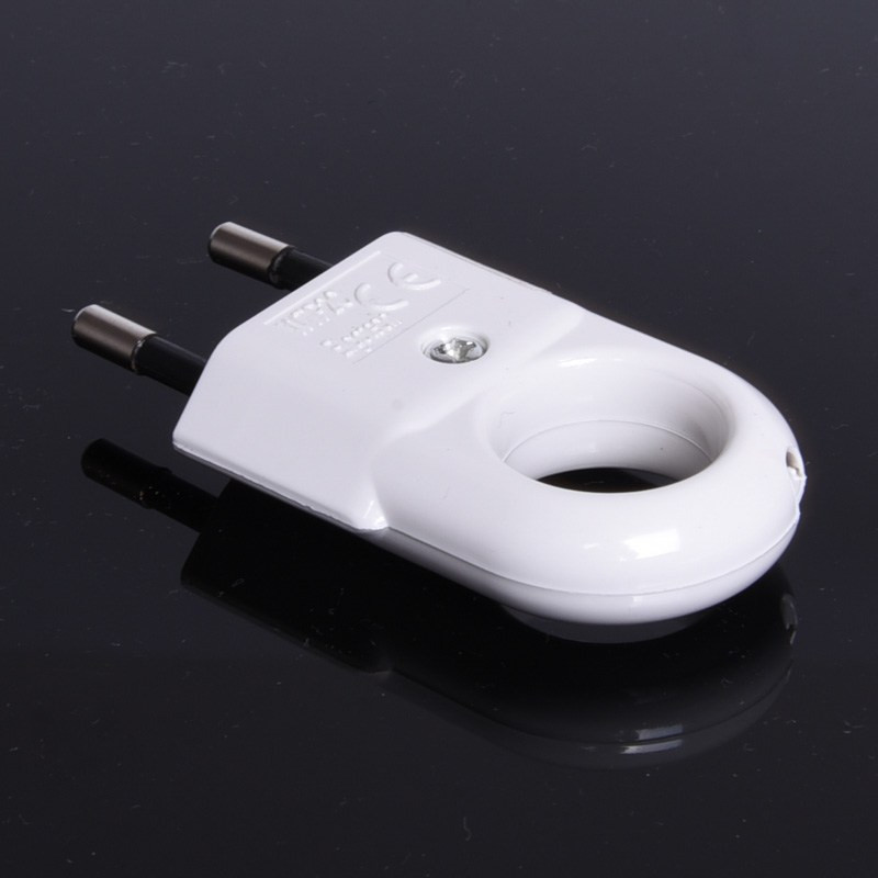 WTYK 230V PŁASKI Z UCHWYTEM BIAŁY WTP2C 2,5A 250V ELGOTECH WTYCZKA