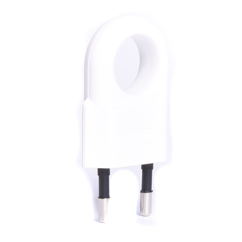 WTYK 230V PŁASKI Z UCHWYTEM BIAŁY WTP2C 2,5A 250V ELGOTECH WTYCZKA