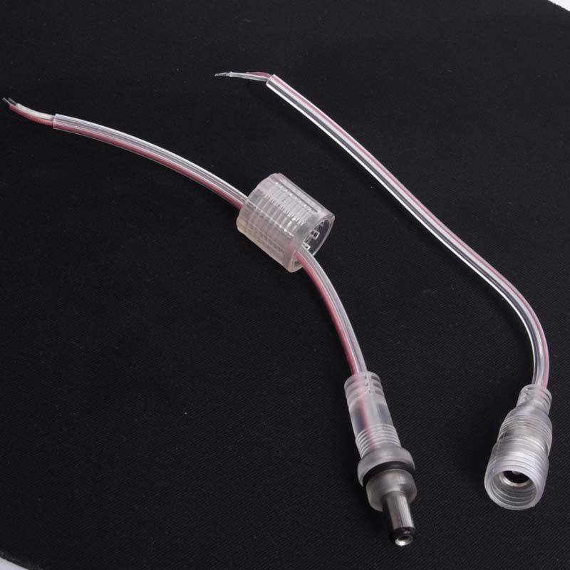 ZŁACZE DC KOMPLET IP66 TRANSPARENT