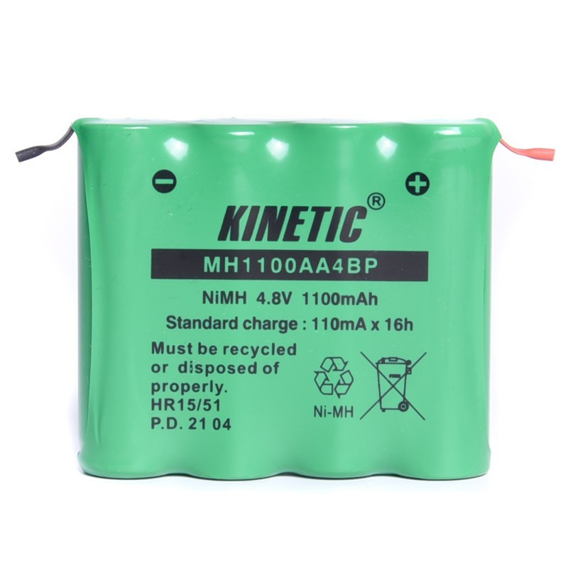 PAKIET 4 AKUMULATORÓW NiMH R6 AA KINETIC 1100mAh