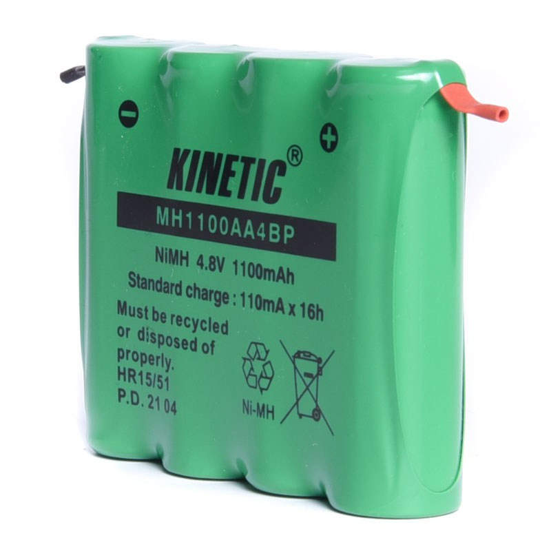 PAKIET 4 AKUMULATORÓW NiMH R6 AA KINETIC 1100mAh