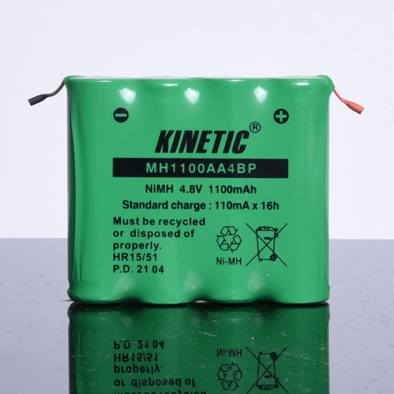 PAKIET 4 AKUMULATORÓW NiMH R6 AA KINETIC 1100mAh
