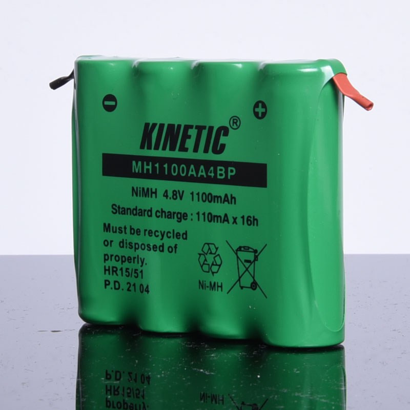 PAKIET 4 AKUMULATORÓW NiMH R6 AA KINETIC 1100mAh