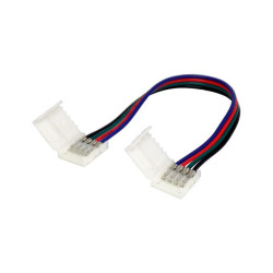 ZŁĄCZE KLIPS RGB 4-PIN 10mm PRZEWÓD 16cm