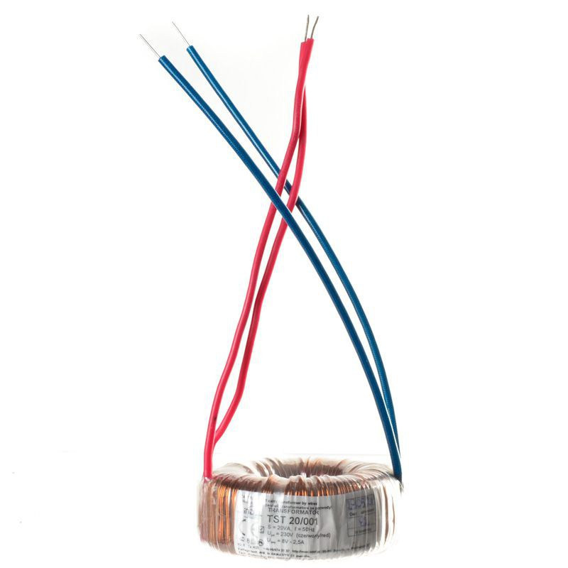 TST 20/001 8V-2,5A TRANSFORMATOR TOROIDALNY