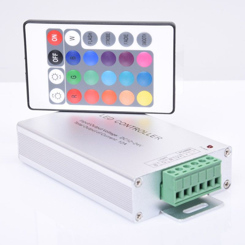 STEROWNIK DO TAŚMY LED RADIOWY RFL-24 12A 12V/24V