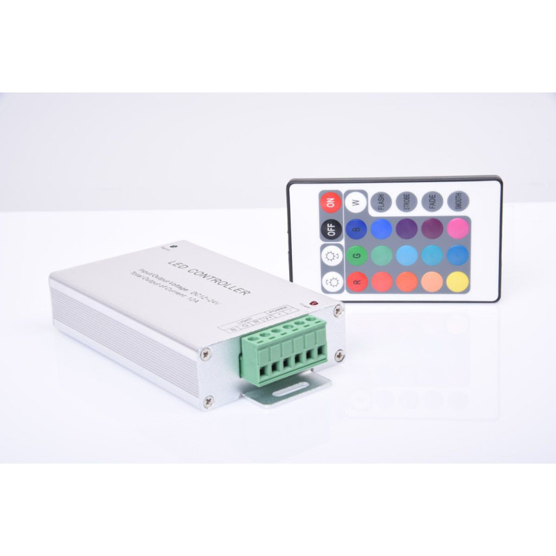 STEROWNIK DO TAŚMY LED RADIOWY RFL-24 12A 12V/24V