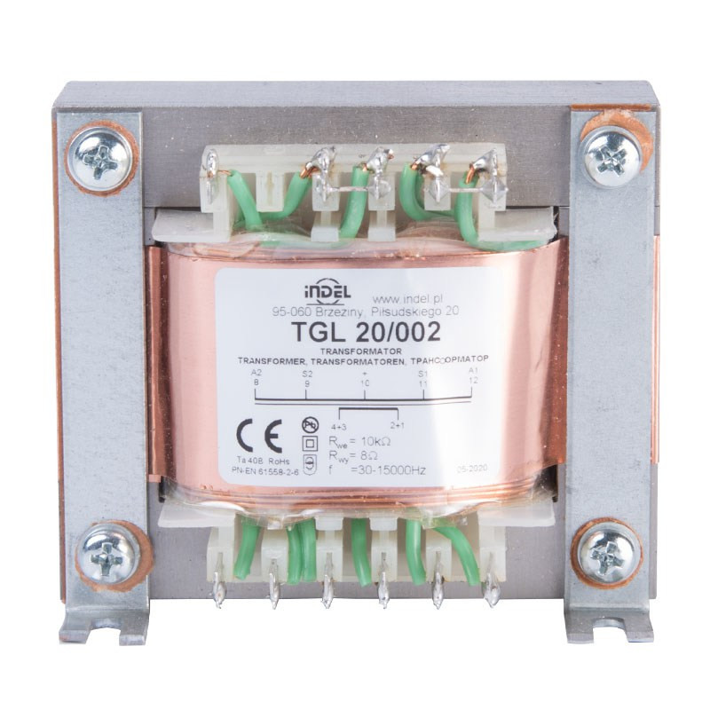 TGL 20/002 TRANSFORMATOR GŁOŚNIKOWY Przekł:0,0282