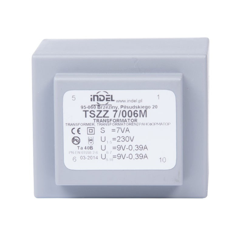 TSZZ 7/006M 2x9V 2x0,39A