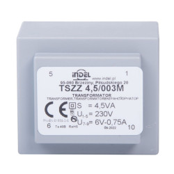 TSZZ 4,5/003M 6V 0,75A
