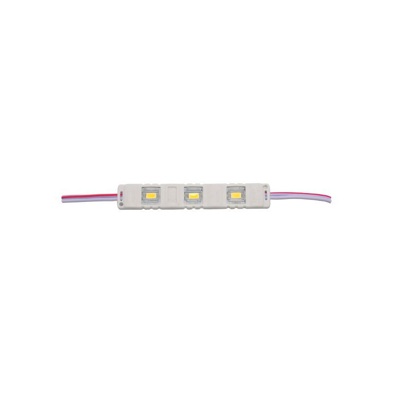MODUŁ 3-LED 5630 12V 30lm BIAŁY CIEPŁY