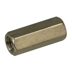 DYSTANS Z GWINTEM 15mm W/W ABO3X15II METAL SREBRNY