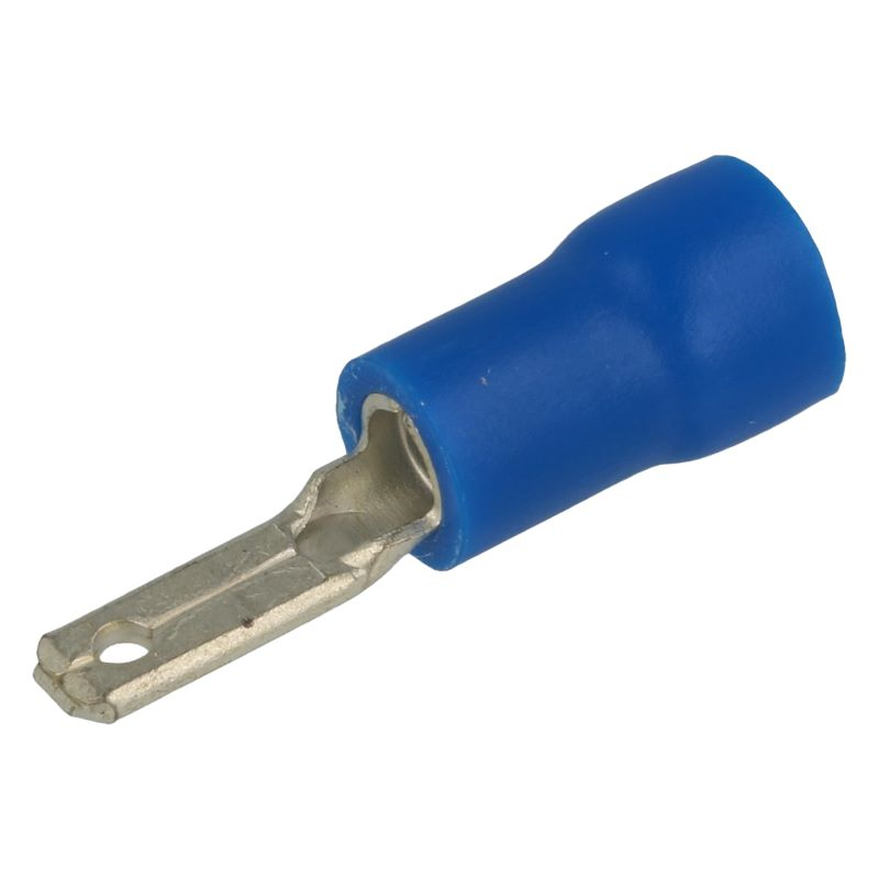 KONEKTOR IZOLOWANY WTYK 2,8mm NIEBIESKI