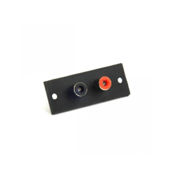 GNIAZDO 2xRCA NA PŁYTCE