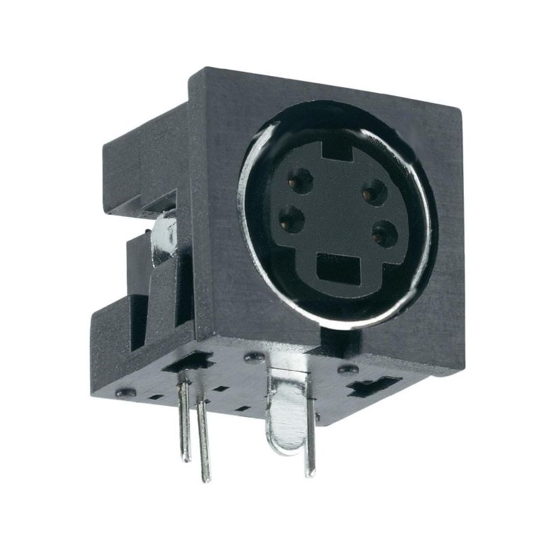 GNIAZDO MINI DIN 4PIN DO DRUKU