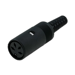 GNIAZDO DIN 4PIN NA KABEL