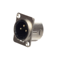 WTYK CANON 3PIN DO OBUDOWY NIKIEL