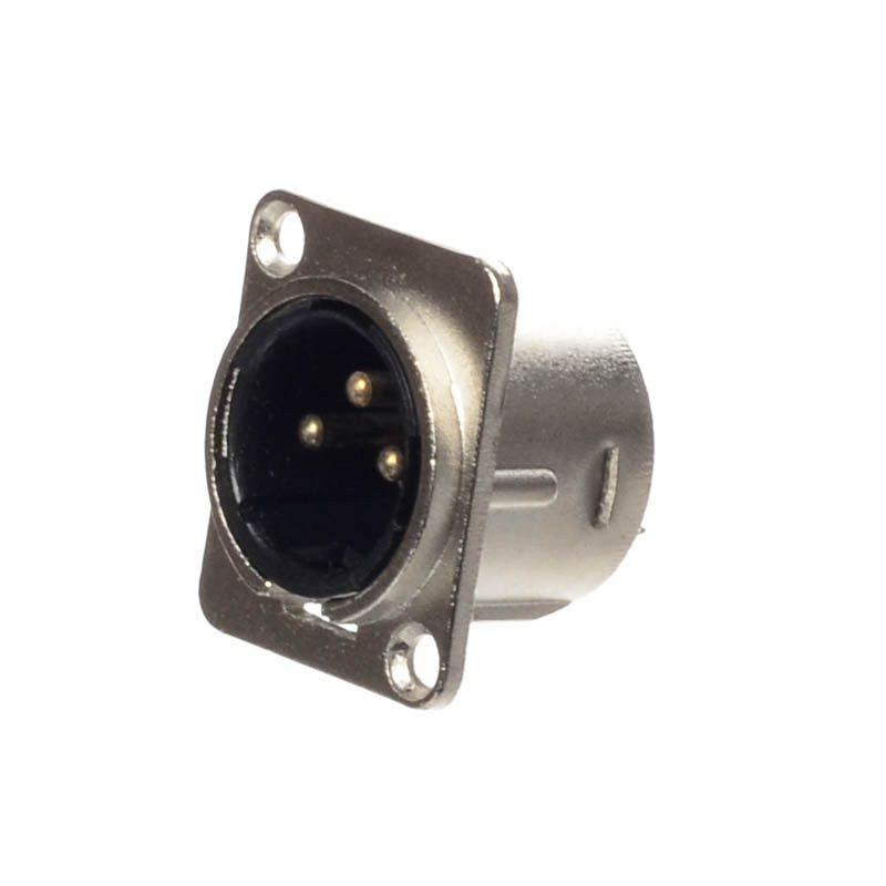 WTYK CANON 3PIN DO OBUDOWY NIKIEL