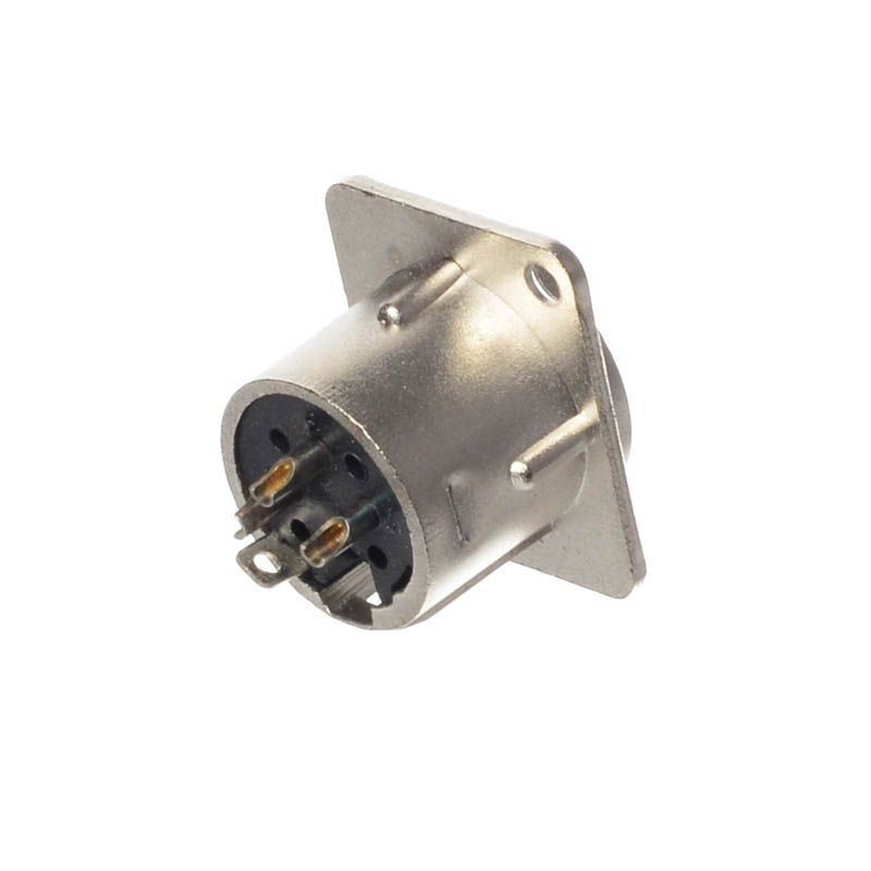 WTYK CANON 3PIN DO OBUDOWY NIKIEL