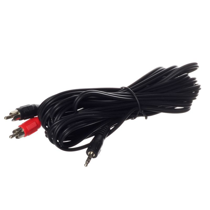 KABEL AV WT. JACK 3,5mm/2xRCA 7,5m LX PRZEWÓD POŁĄCZENIOWY